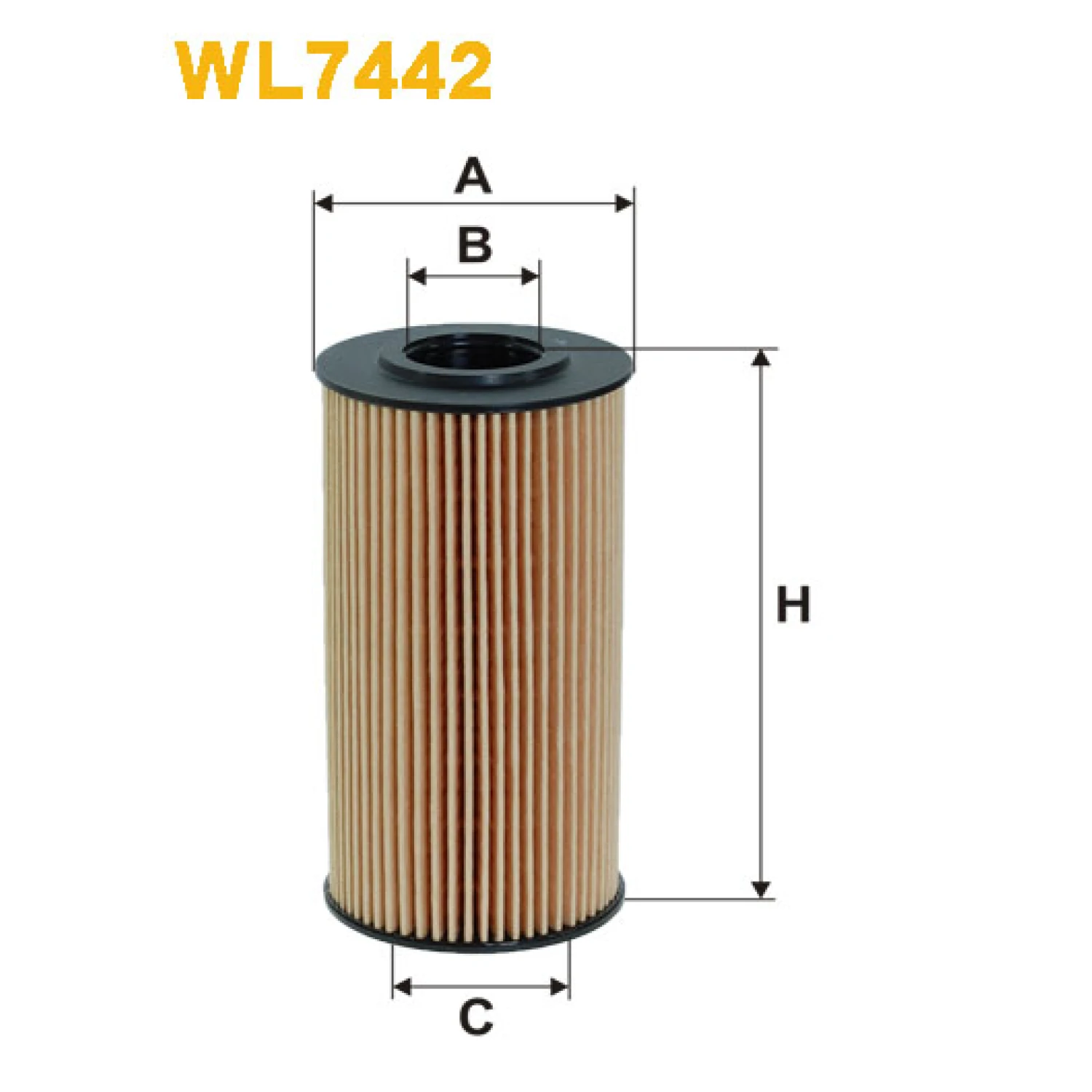 Фільтр оливи WIX FILTERS Hyundai Accent III, Elantra, Getz, i10, i30, Matrix, Kia Ceed, Cerato, Pi (WL7442)