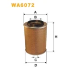 Фільтр повітряний WIX FILTERS Mercedes MB (631) (WA6072)