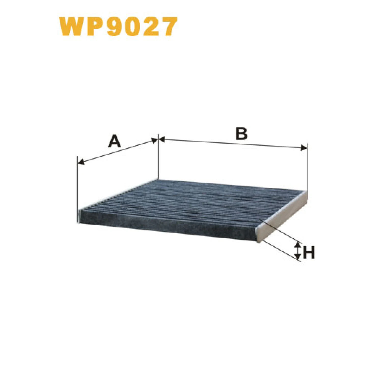 Фільтр салону WIX FILTERS Subaru Legacy III, Outback II, Toyota Avensis Verso, Camry FF, Celica II (WP9027)