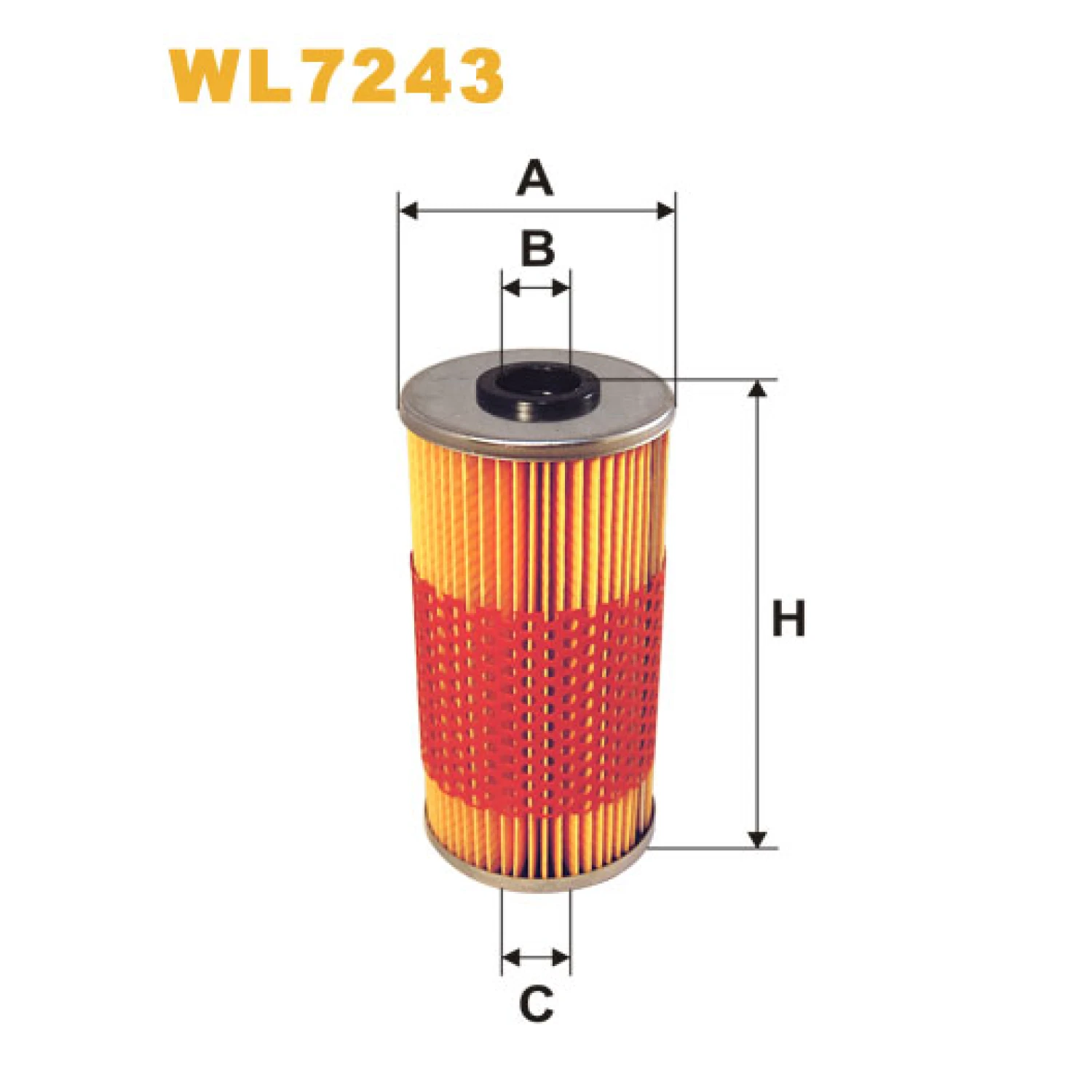 Фільтр оливи WIX FILTERS Mercedes 400, 500, CL (C140), E (W/R/C/S124), E (W/S210), S (W140), SL (R (WL7243)