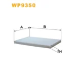 Фільтр салону WIX FILTERS Nissan Qashqai, X-Trail II (WP9350)