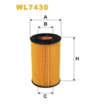 Фільтр оливи WIX FILTERS Honda Accord VIII (03-), CR-V II, FR-V (WL7430)