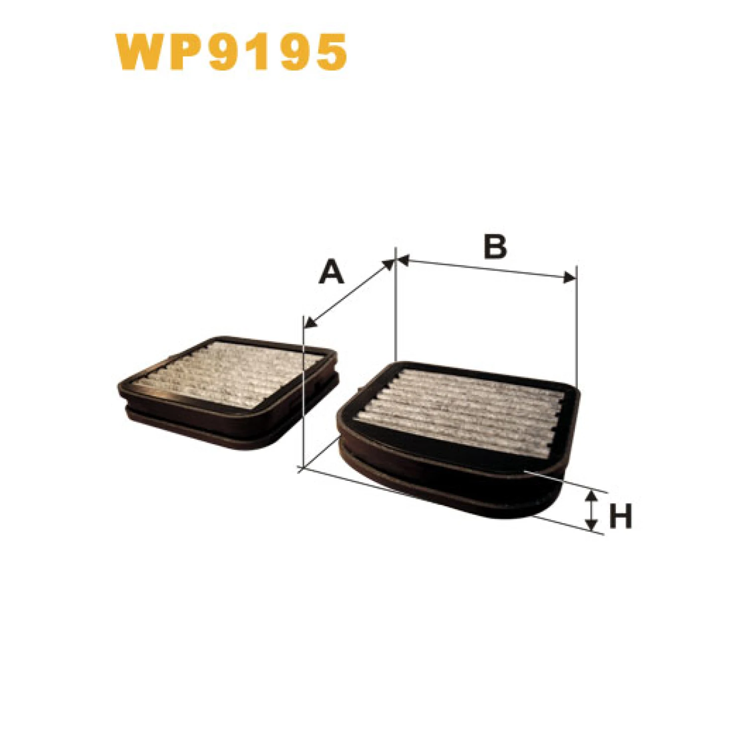 Фільтр салону WIX FILTERS Mercedes CL (C215), E (W/S210), Maybach (W240), S (W220) (WP9195)