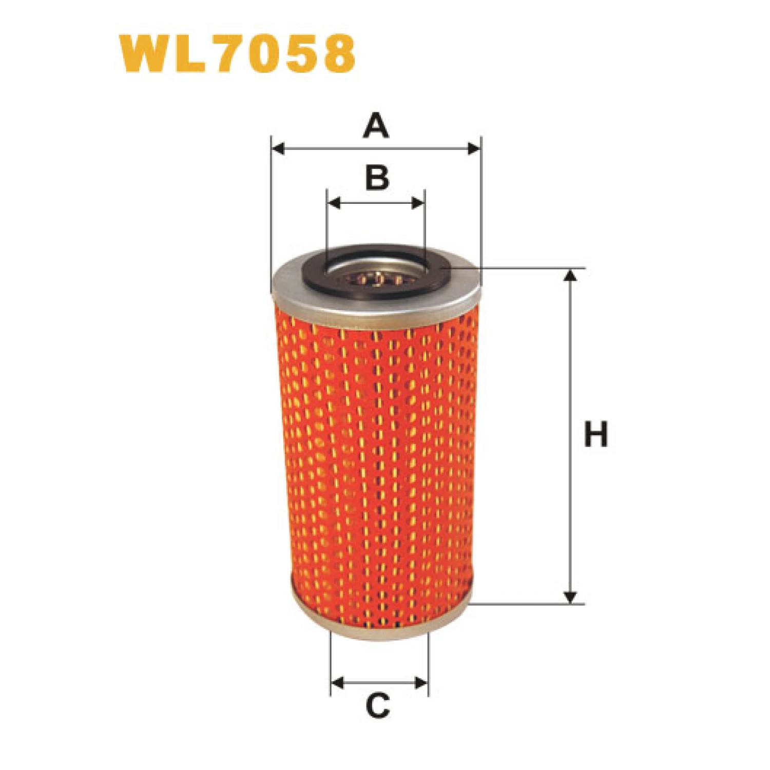 Фільтр оливи WIX FILTERS Citroen, Leyland, Renault (RVI), Sava, Alsthom, Armourweld, Aveling Barfo (WL7058)
