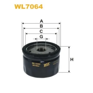 Фільтр оливи WIX FILTERS Agria, Ammann, Briggs&Stratton, Ferrari Tractors, Goldoni Tractors, Haulo (WL7064)