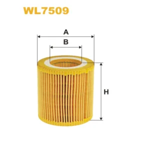 Фільтр оливи WIX FILTERS BMW 1 (F20/F21), 2 (F22), 3 (F30/F31), 3 GT (F34), 4 (F32), 5 (F10/F11/F1 (WL7509)
