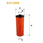 Фільтр оливи WIX FILTERS Autosan, Jelcz, Kamaz, Star, FMZ Plock, Bumar, Fadroma Wroclaw, FMB Famab (92138E)