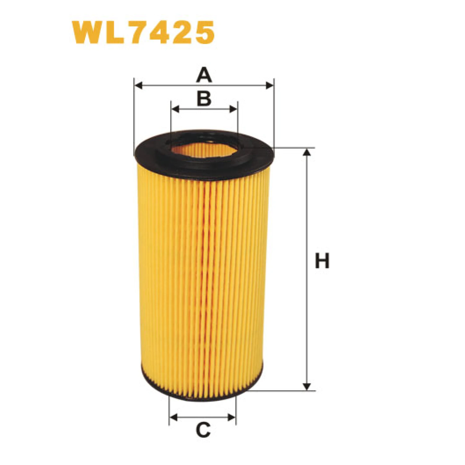 Фільтр оливи WIX FILTERS Mercedes CL (C215), Maybach (W240), S (W220), S (W221), SL (R230) (WL7425)