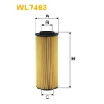 Фільтр оливи WIX FILTERS Hyundai ix55 3.0CRDI (WL7493)
