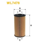 Фільтр оливи WIX FILTERS Hyundai ix35, Santa FE II, Kia CarНиваl III/Sedona III, Sorento II, Sport (WL7478)