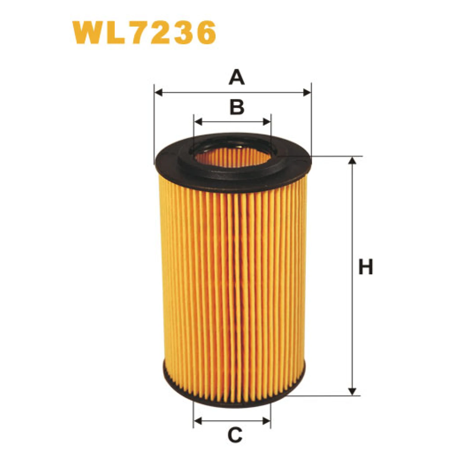 Фільтр оливи WIX FILTERS BMW Serie 3 (E46), Serie 5 (E39), Landrover Freelander I, Rover MG (ZR/ZS (WL7236)