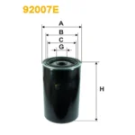 Фільтр оливи WIX FILTERS Daf 75, 85, SB (92007E)