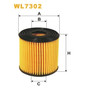 Фільтр оливи WIX FILTERS Nissan Almera (N16), Almera Tino, Pick Up, Primera III, X-Trail (WL7302)