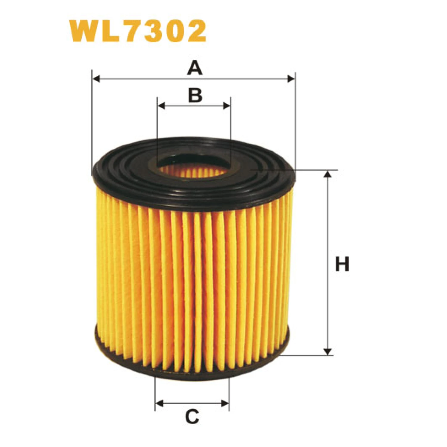 Фільтр оливи WIX FILTERS Nissan Almera (N16), Almera Tino, Pick Up, Primera III, X-Trail (WL7302)