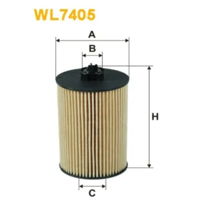 Фільтр оливи WIX FILTERS Mercedes A (W169), B (W245) (WL7405)