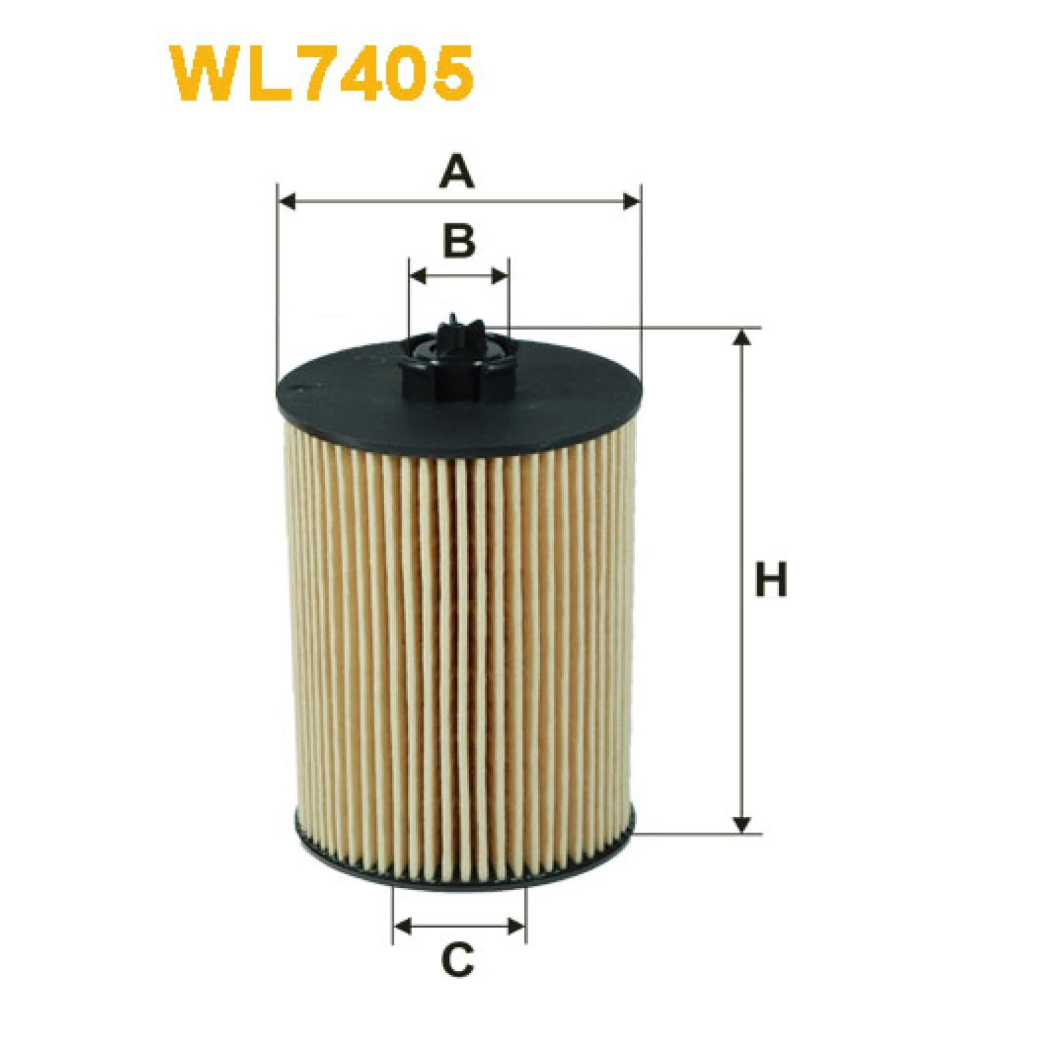 Фільтр оливи WIX FILTERS Mercedes A (W169), B (W245) (WL7405)