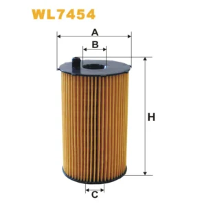 Фільтр оливи WIX FILTERS Citroen C5 II, C6, Jaguar S-Type (CCX), XJ/XJR (X350), Landrover Discover (WL7454)