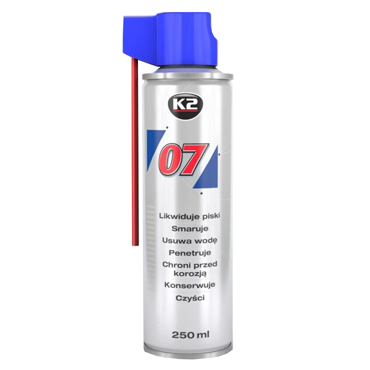 Мастило універсальне K2 07 (WD 40) рідке синтетичне прозоре аерозоль 250мл (E0725)