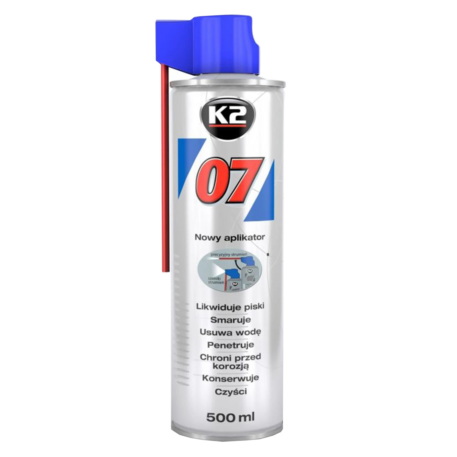 Мастило універсальне K2 07 (WD 40) рідке синтетичне прозоре аерозоль 500мл (E0750)