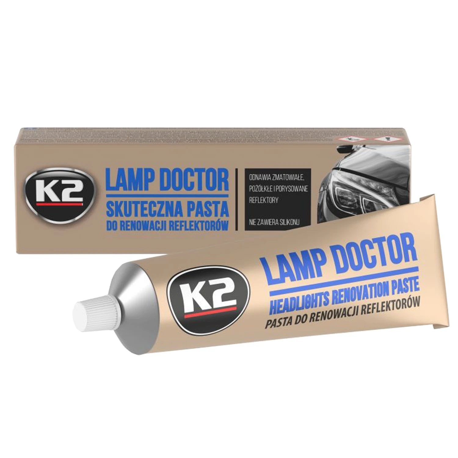 Паста для полірування фар K2 Lamp Doctor 60мл (L3050)