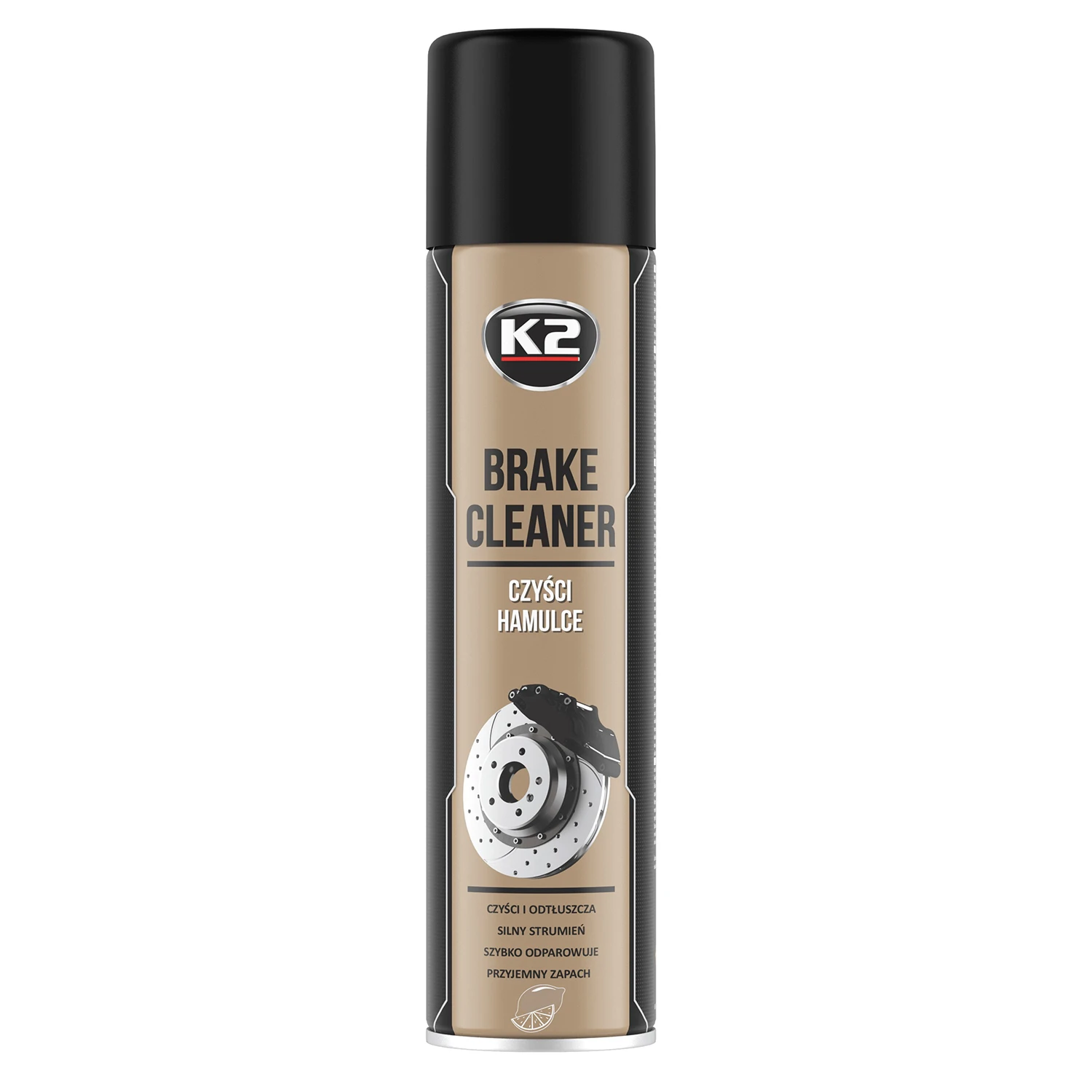 Очищувач для гальмівної системи K2 Brake Cleaner аерозоль 600мл (W105)