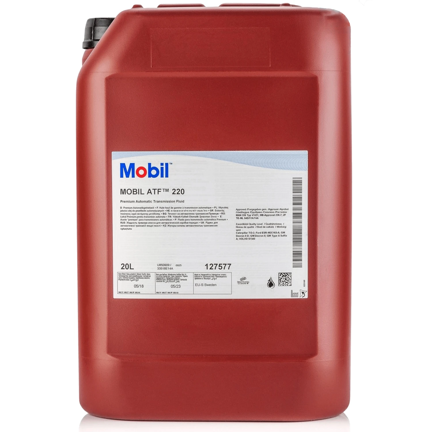 Олива трансмісійна MOBIL ATF 220 20 л (127577)