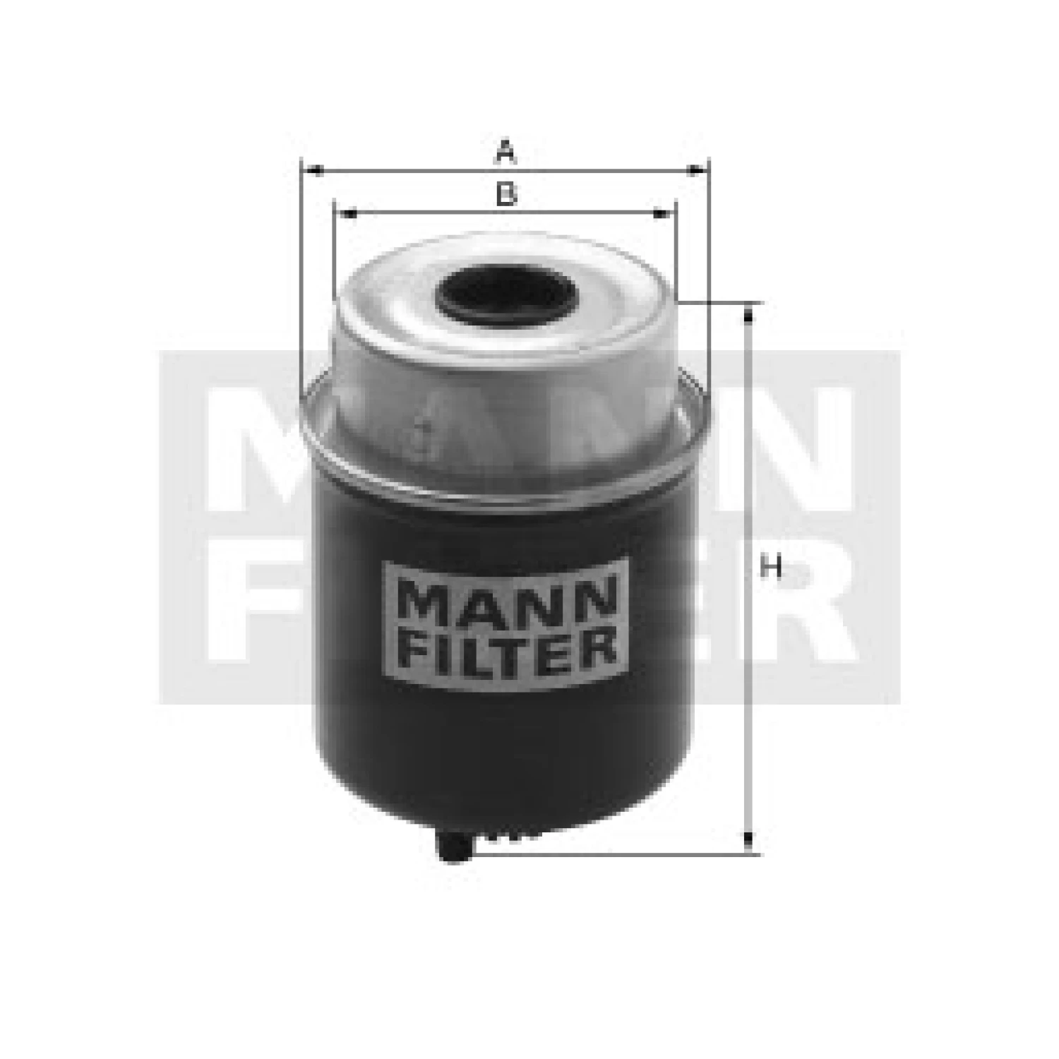 Фільтр паливний MANN-FILTER (WK 8162)