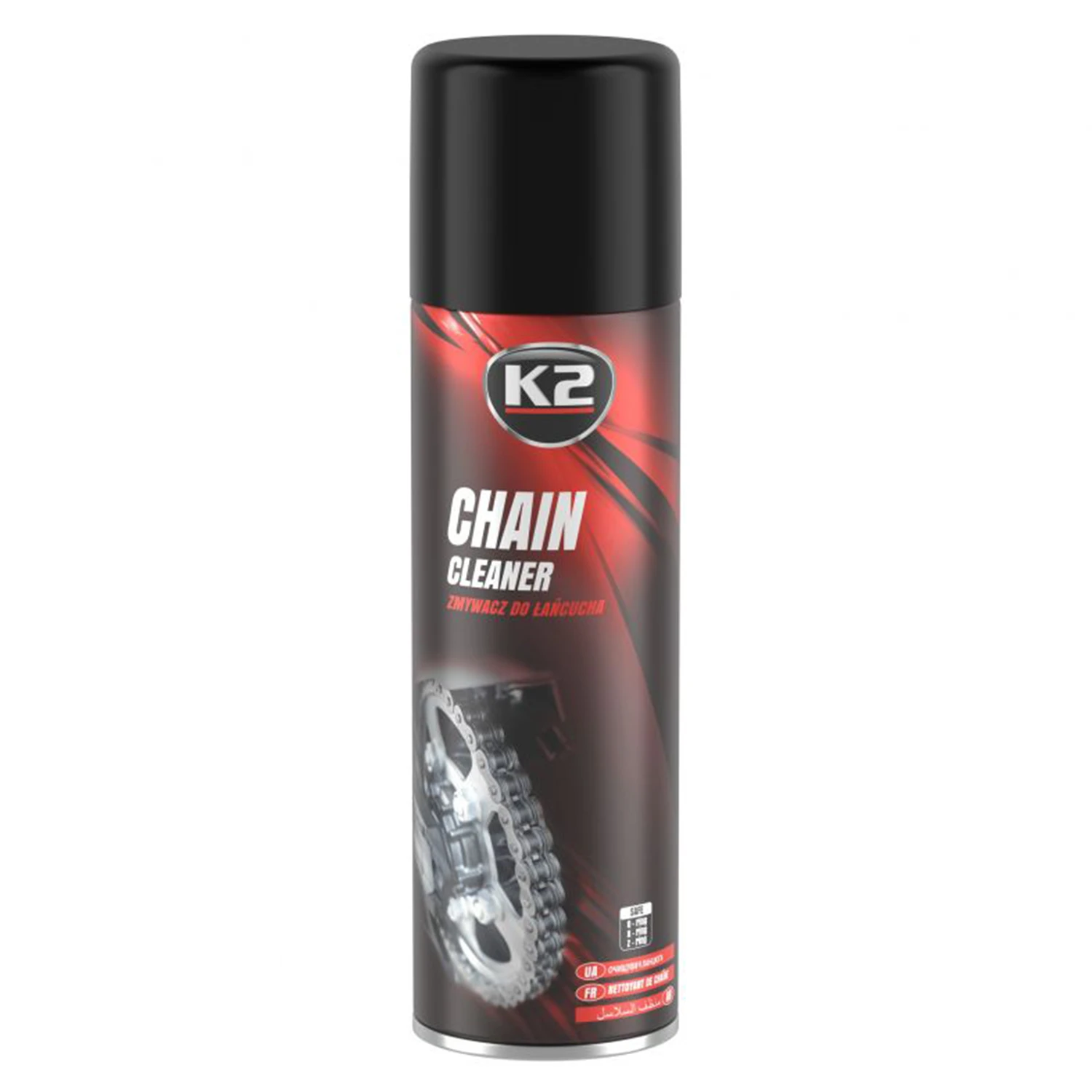 Засіб для очищення ланцюгів K2 Chain Cleaner аерозоль 500мл (W148)