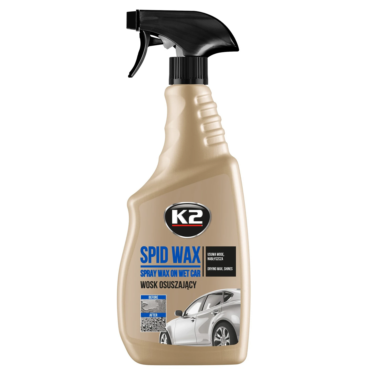 Поліроль восковий для кузова K2 Spid Wax безбарвний 750л (K087M1)