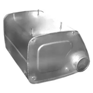 Глушник MAN F2000  алюмінізована сталь POLMO (68.21)