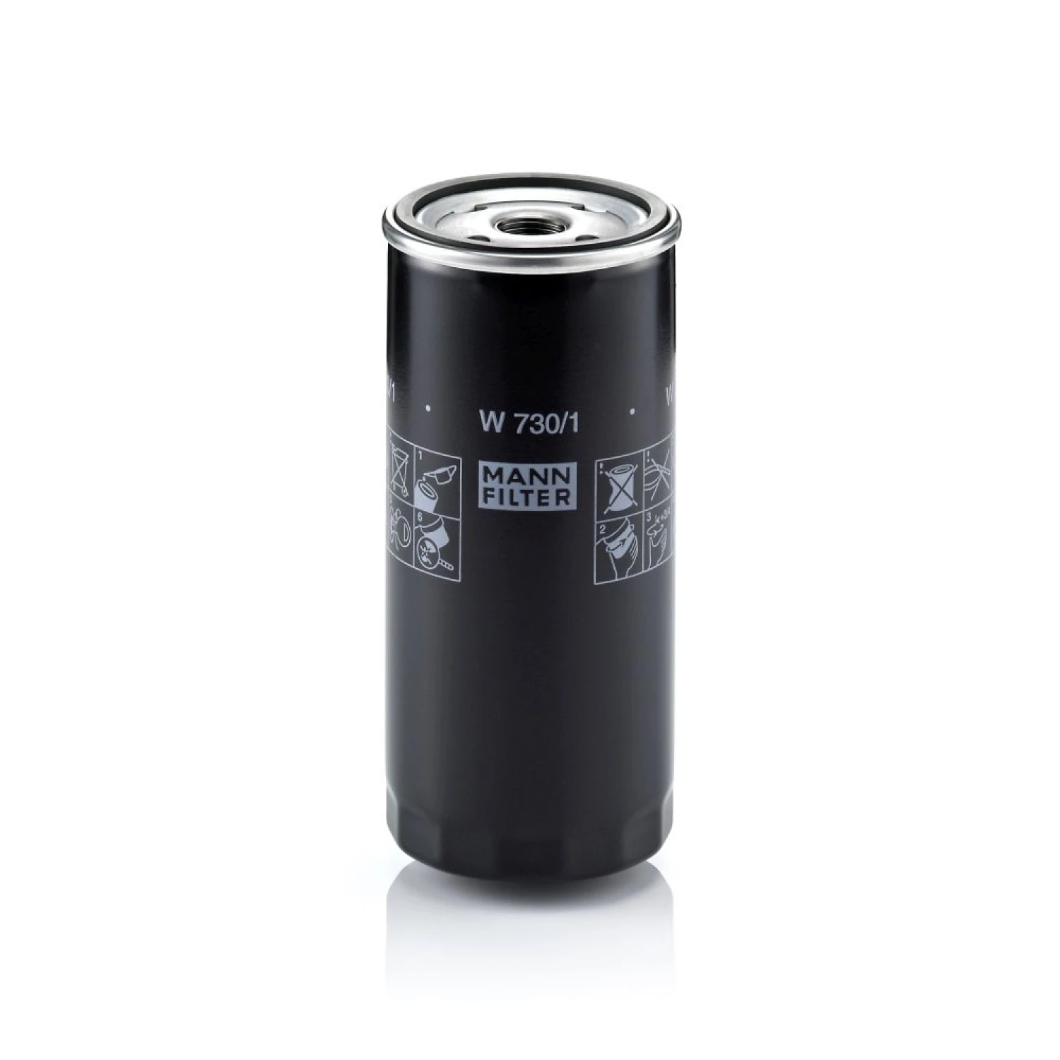 Фiльтр оливи MANN-FILTER (W 730/1)