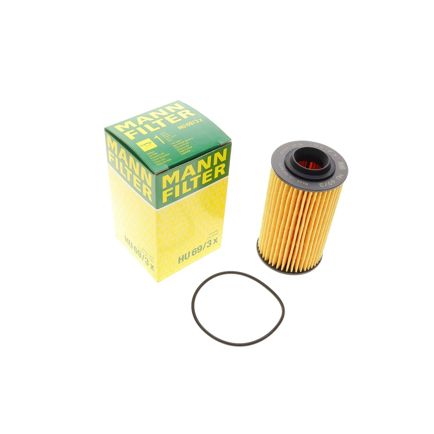 Фiльтр оливи MANN-FILTER (HU 69/3X)