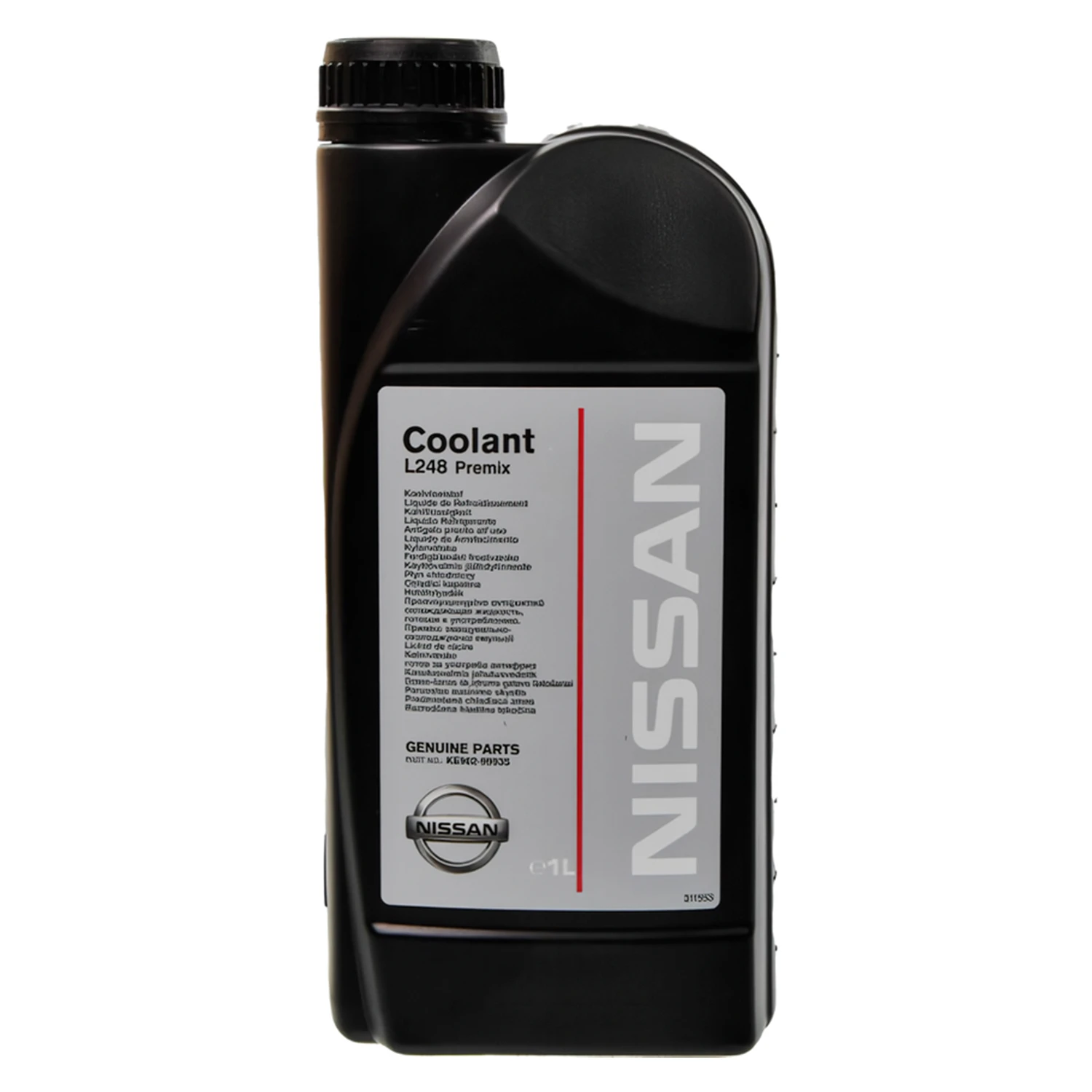 Рідина охолоджуюча NISSAN Coolant L248 Premix -38 °C G11 зелена 1 л (KE90299935)