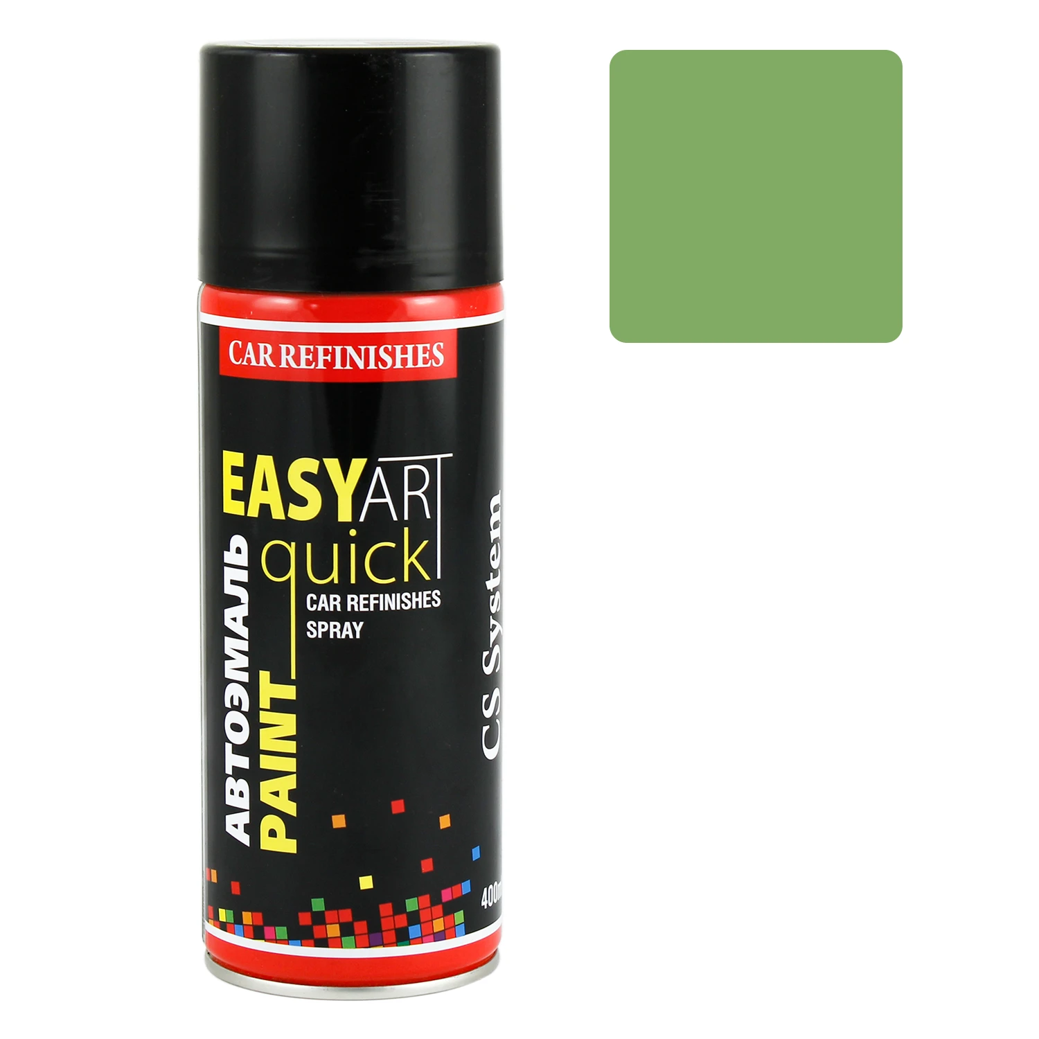 Емаль автомобільна CS SYSTEM Easy Art Quick Paint 325 Світло-зелена глянцева аерозоль 400 мл