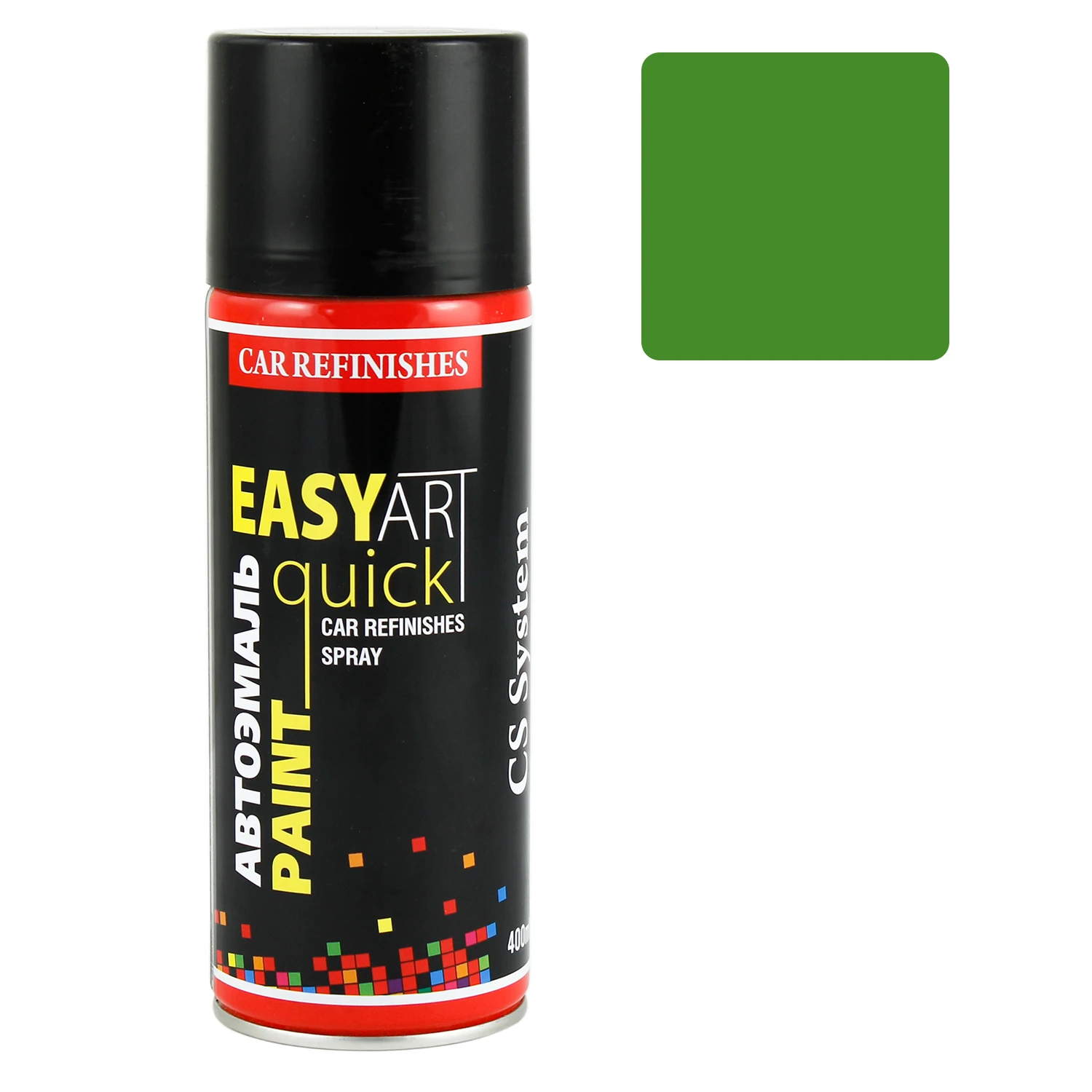 Емаль автомобільна CS SYSTEM Easy Art Quick Paint 5835 Зелена глянцева аерозоль 400 мл