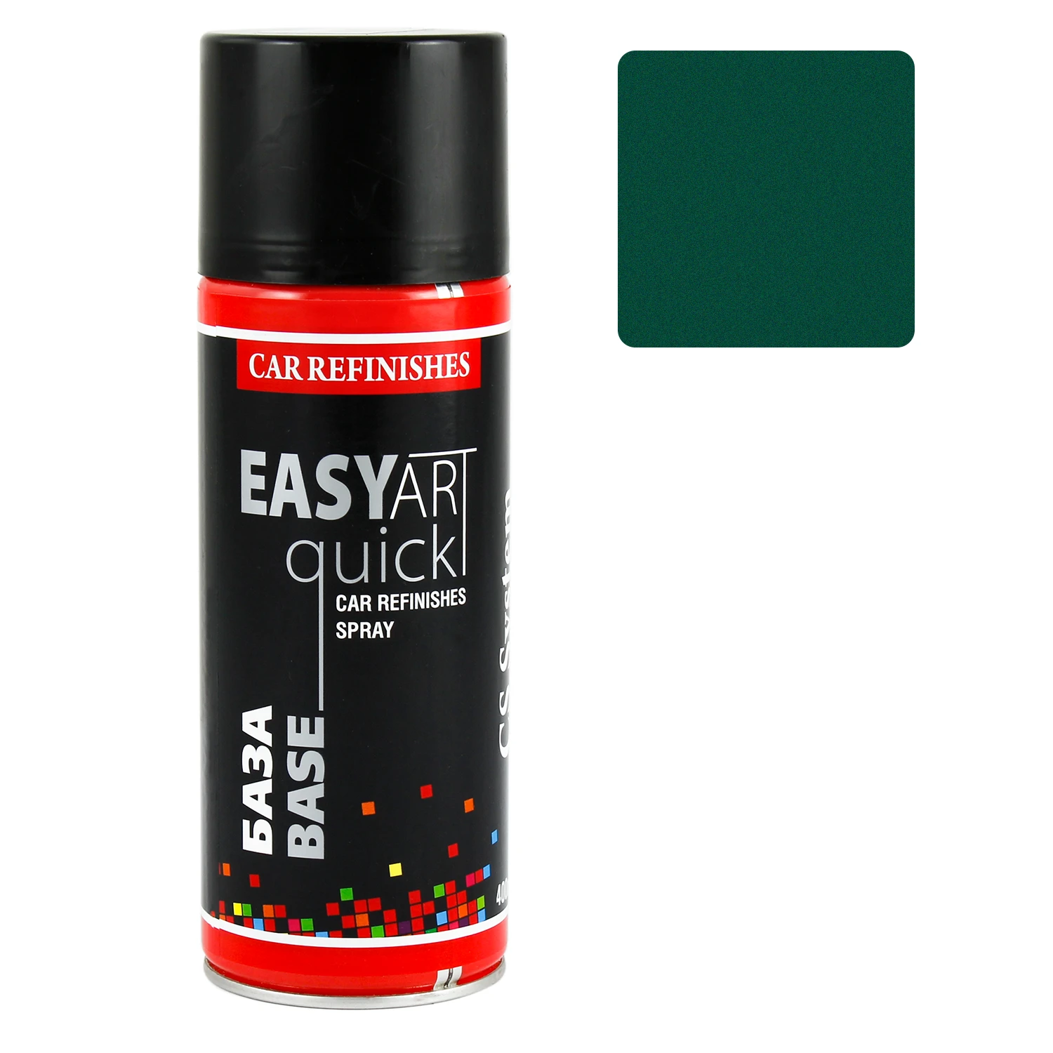 Емаль автомобільна CS SYSTEM Easy Art Quick Base Daewoo 42 U Блакитно-зелена металік аерозоль 400 мл