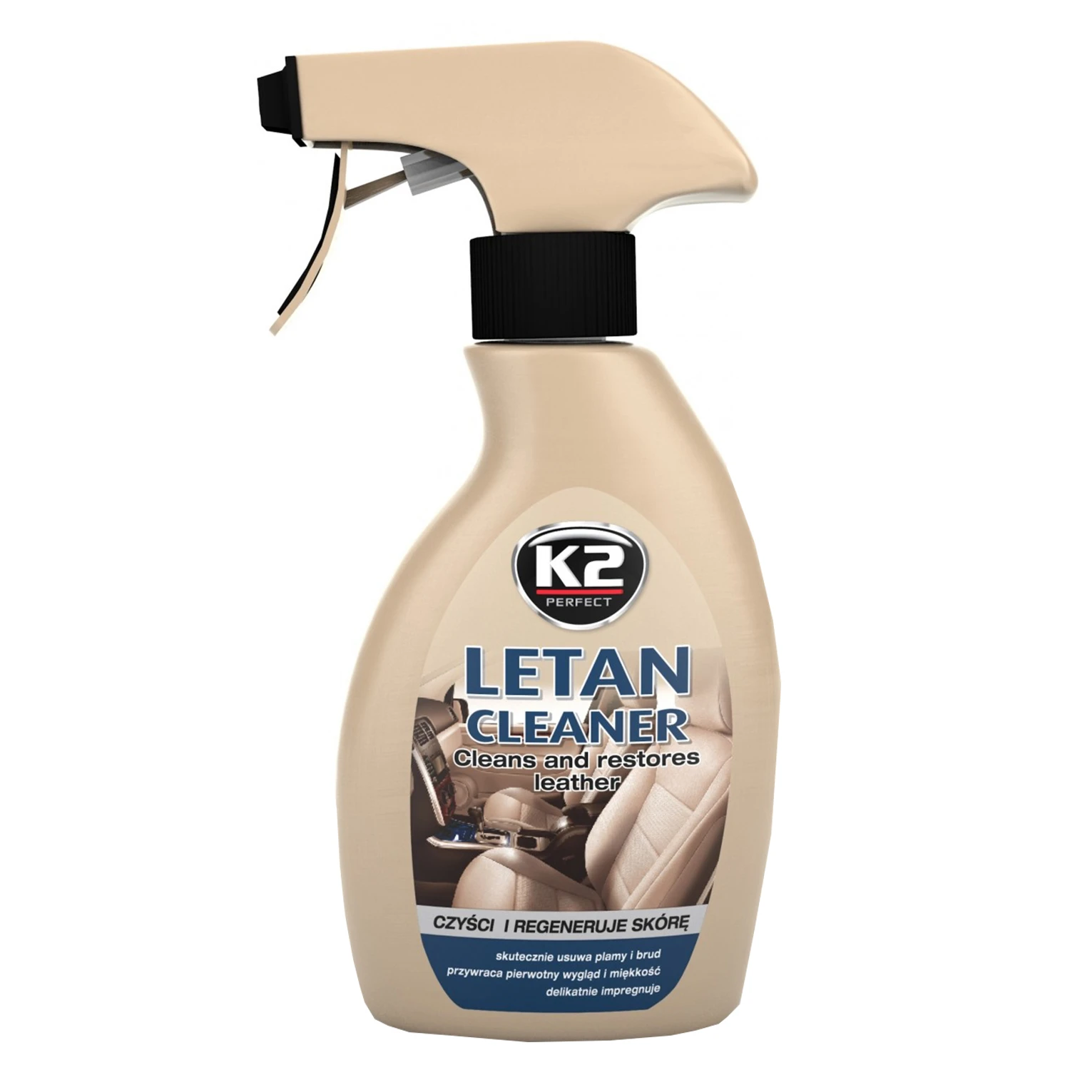 Очищувач-відновник для оббивки салону зі шкіри K2 Letan Cleaner 250мл (K204)