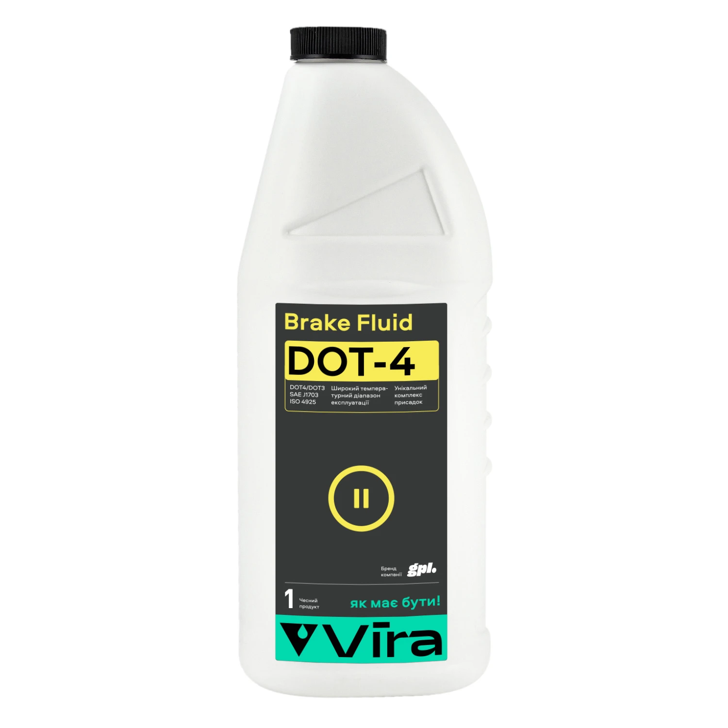 Рідина гальмівна VIRA Brake Fluid DOT-4 1 л (VI1002)