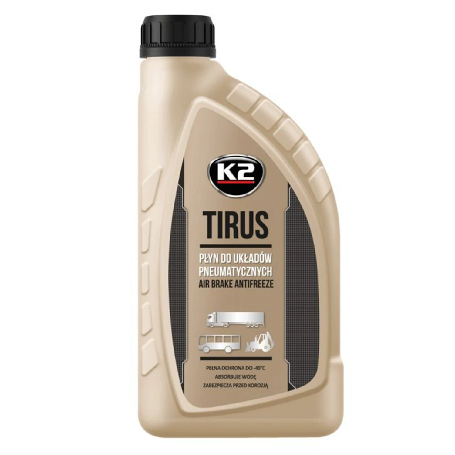 Рідина для пневматичних гальмівних систем K2 Turbo Tirus -40 °C зимова 1л (T360)