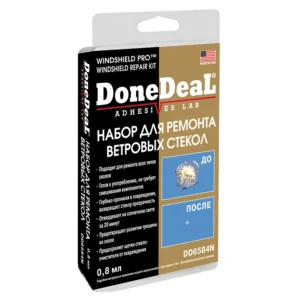 Набір для ремонту вітрового скла Done Deal прозорий 0,8 мл (DD6584N)