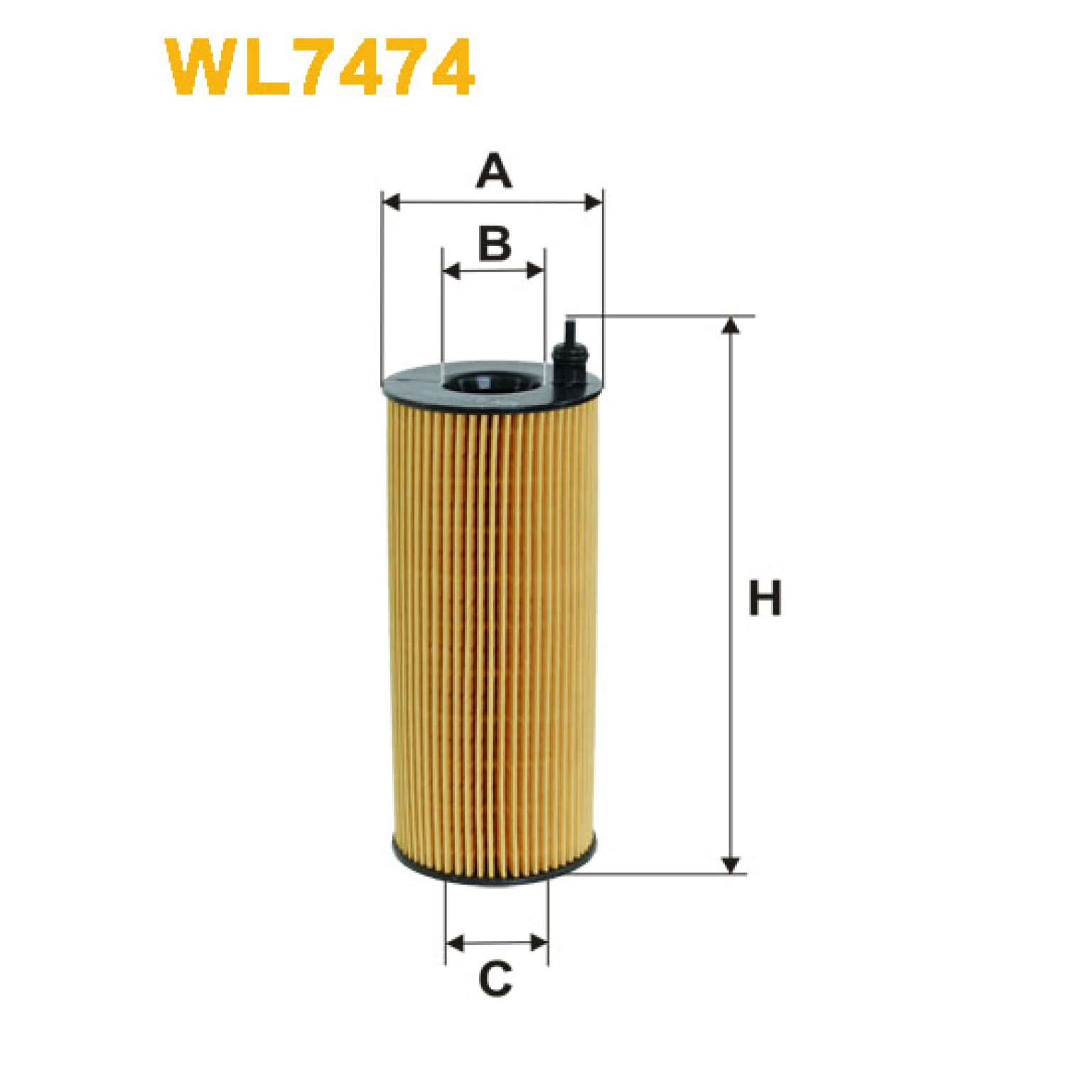Фільтр оливи WIX FILTERS BMW Serie 1 (E81/E82/E87/E88), Serie 3 (E90/E91/E92/E93), Serie 5 (E60/E6 (WL7474)