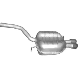 Глушник POLMO VW Passat / Passat CC 2.0 TDi Turbo Diesel алюмінізована сталь (30.54)