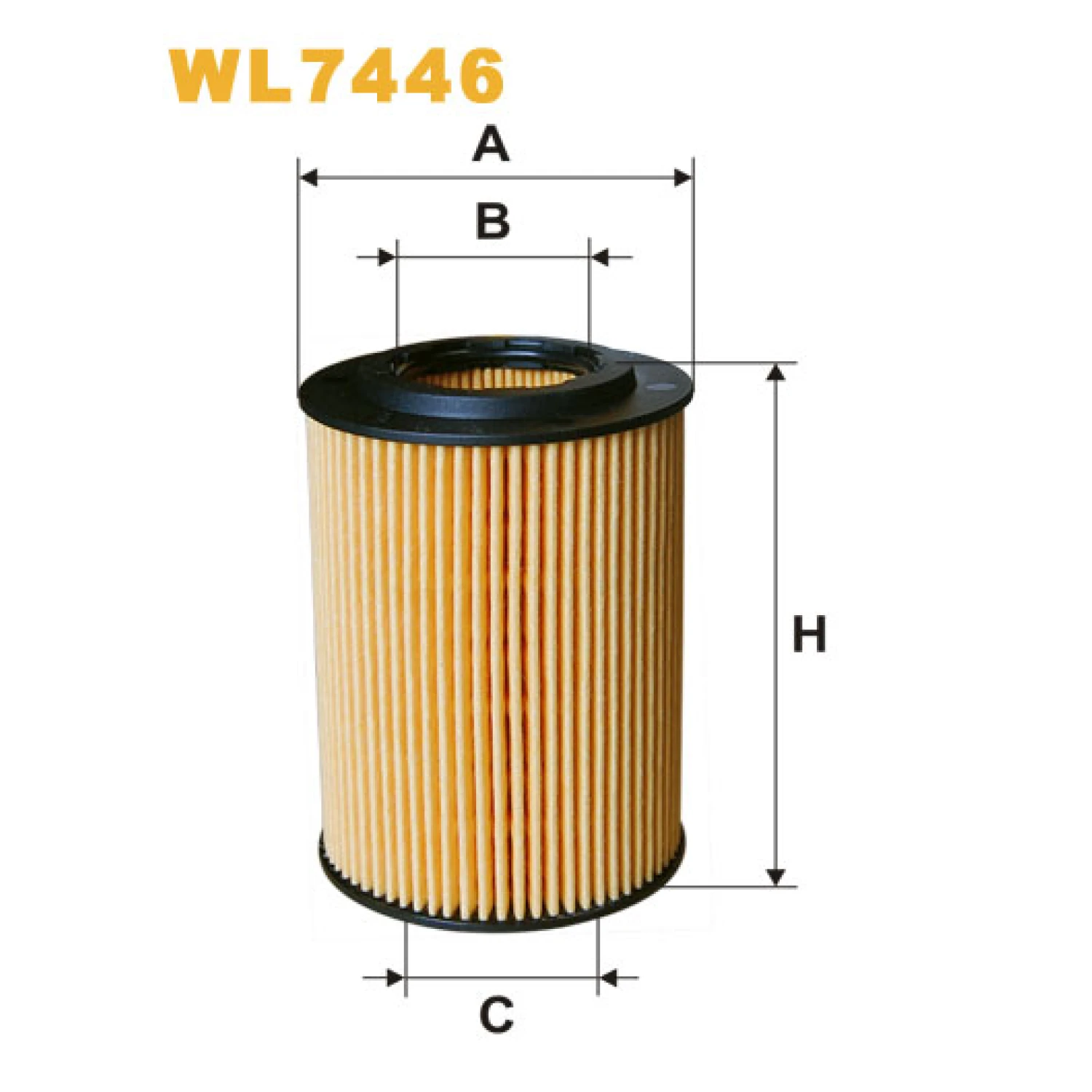Фільтр оливи WIX FILTERS Honda Accord IX (08-), Civic VIII, CR-V III (WL7446)