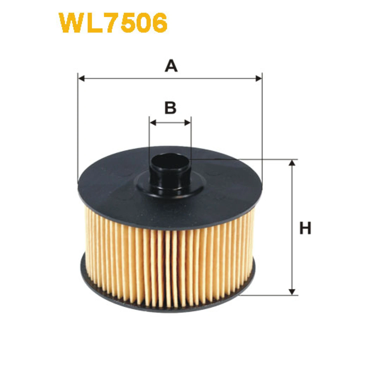 Фільтр оливи WIX FILTERS Dacia Dokker, DusterII, Lodgy, LoganII, SanderoII, Mercedes-Benz Citan (W (WL7506)