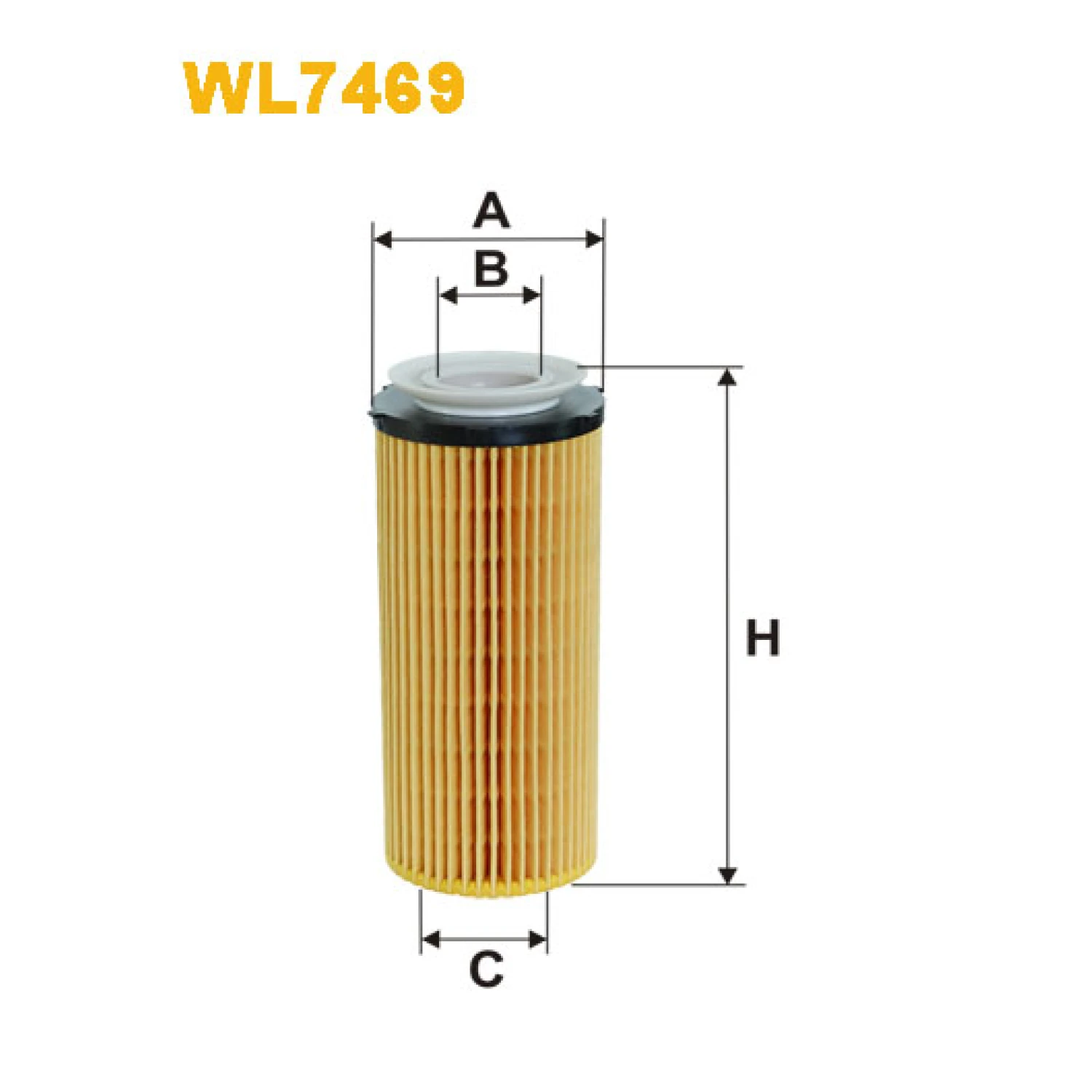Фільтр оливи WIX FILTERS (WL7469)
