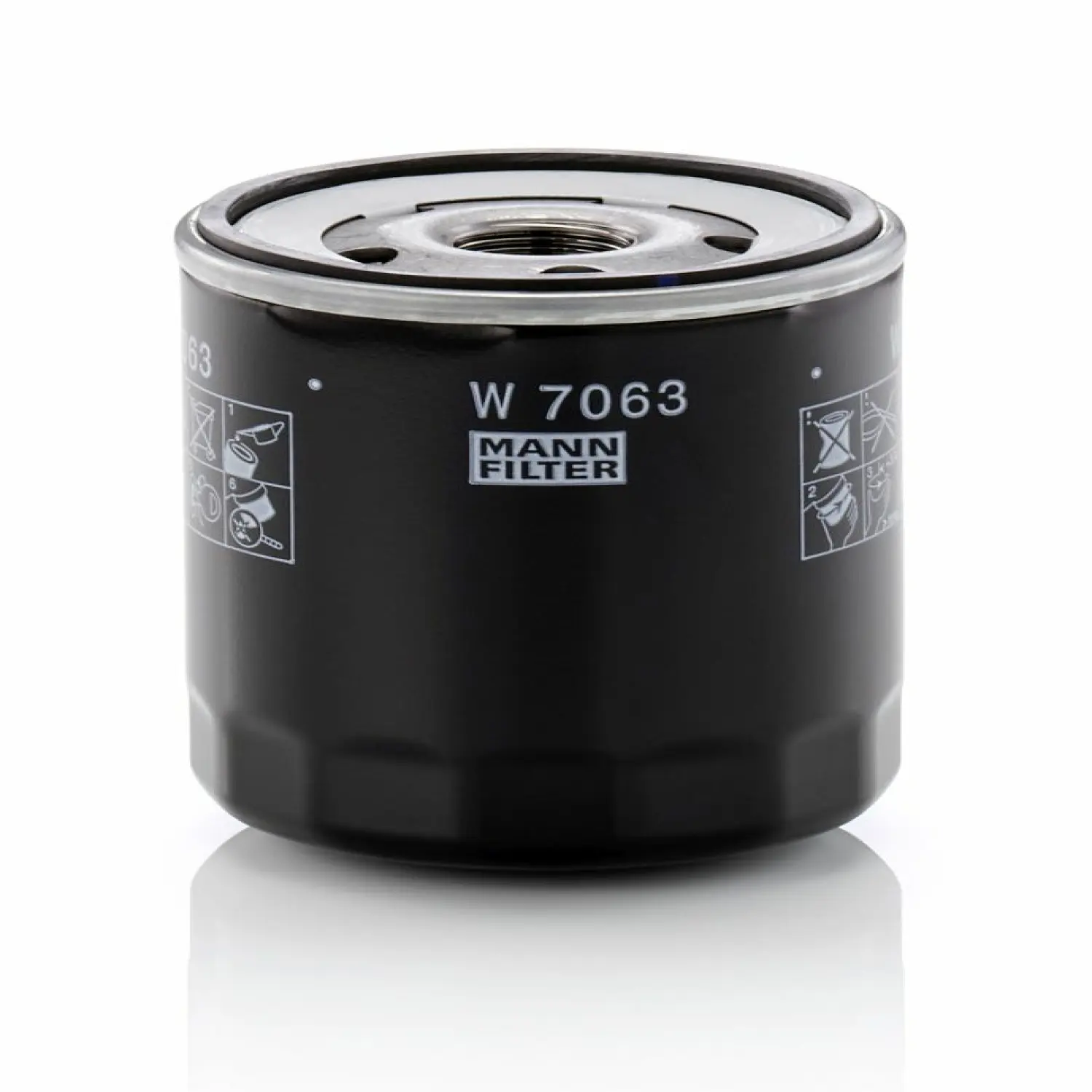 Фiльтр оливи MANN-FILTER (W7063)