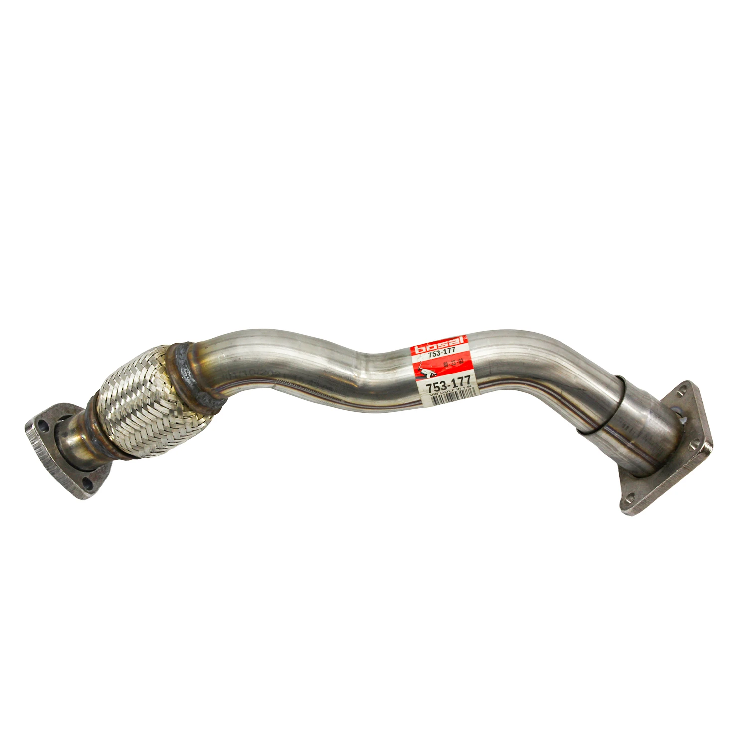 Труба проміжна BOSAL Seat Toledo 91-99, VW Golf III 91-00, VW Passat B3/B4 88-96, VW Vento III 91-97 алюмінізована сталь (753-177)