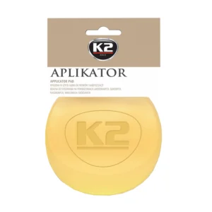 Губка для восків та поліролів жовта ⌀ 10см K2 Gold Aplikator (L710)