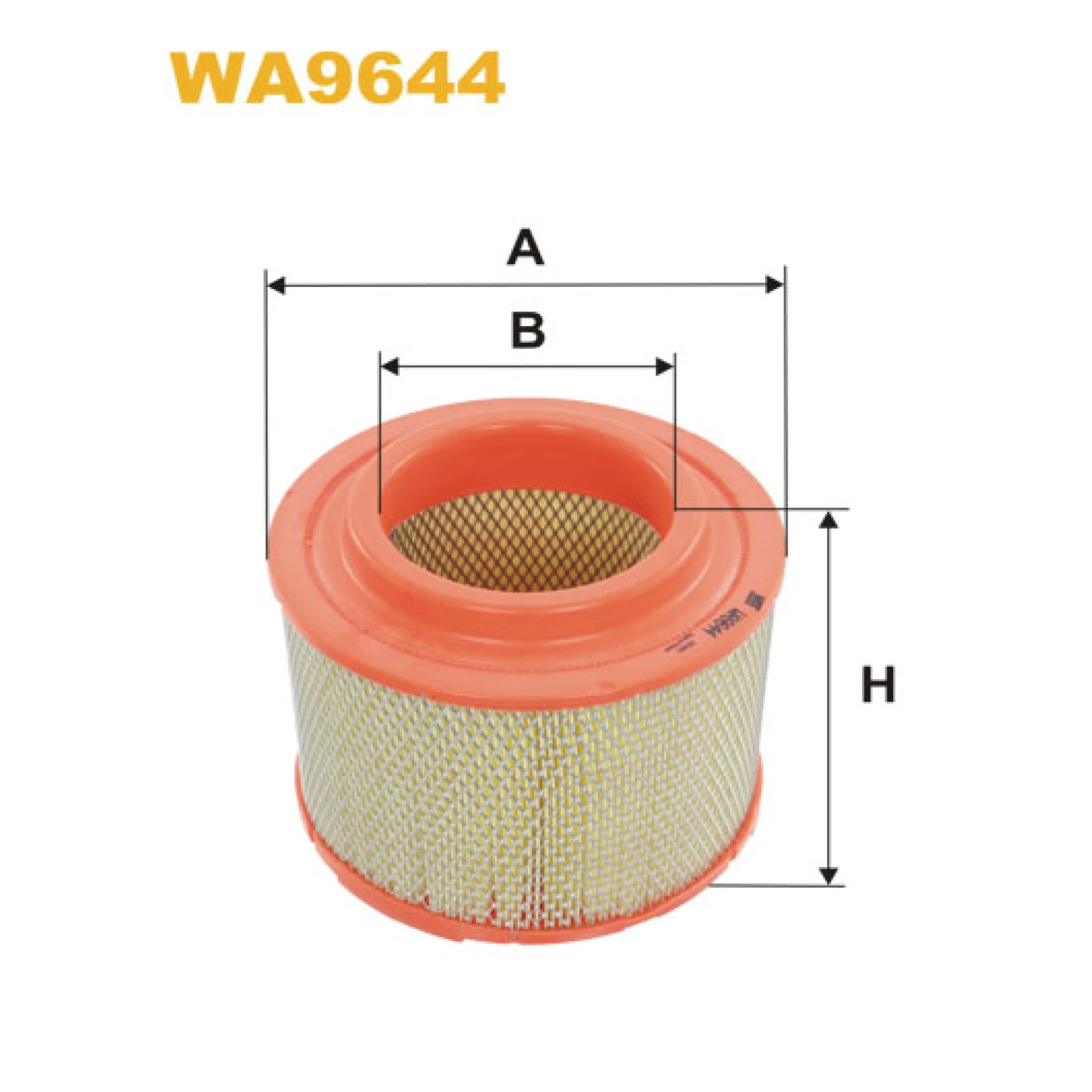 Фільтр повітряний WIX FILTERS Ford Ranger, Mazda BT-50, Toyota Hilux (WA9644)
