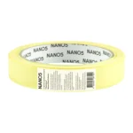 Стрічка клейка малярна NANO5 "Преміум" жовта 18 мм/20 м/140 мкм (N50004)
